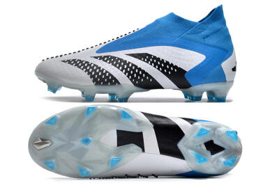 Men's Adidas Predator Accuracy+ FG Football Boots - Blue/Black/White