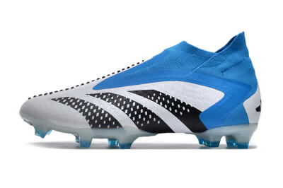 Men's Adidas Predator Accuracy+ FG Football Boots - Blue/Black/White