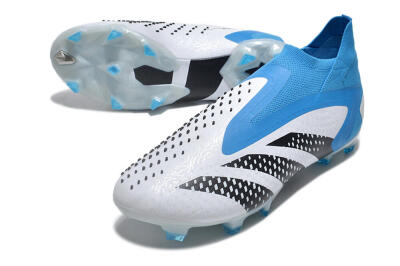 Men's Adidas Predator Accuracy+ FG Football Boots - Blue/Black/White