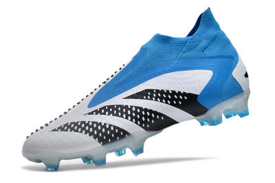 Men's Adidas Predator Accuracy+ FG Football Boots - Blue/Black/White