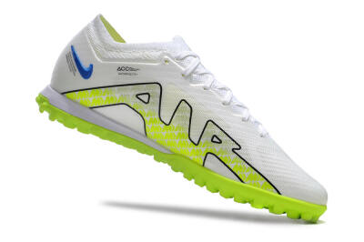 Men's Nike Air Zoom Mercurial Vapor 15 Elite TF Football Shoes - White/Blue/Yellow