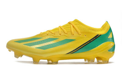 Men's Adidas X Crazyfast.1 FG Football Boots - Yellow/Green/Black