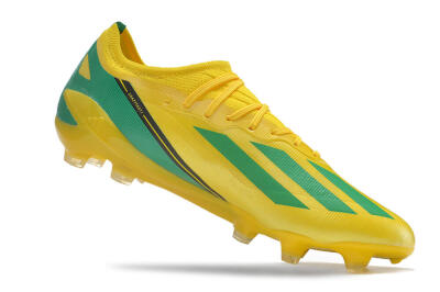 Men's Adidas X Crazyfast.1 FG Football Boots - Yellow/Green/Black