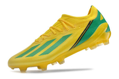 Men's Adidas X Crazyfast.1 FG Football Boots - Yellow/Green/Black