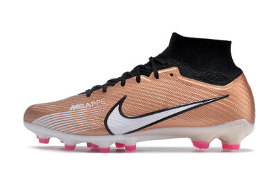 Men's Nike Air Zoom Mercurial Superfly 9 Elite AG Football Boots - Gold/Black/White