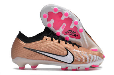 Men's Nike Air Zoom Mercurial Vapor 15 Elite AG Football Boots - Gold/Black/White