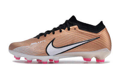 Men's Nike Air Zoom Mercurial Vapor 15 Elite AG Football Boots - Gold/Black/White