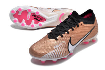 Men's Nike Air Zoom Mercurial Vapor 15 Elite AG Football Boots - Gold/Black/White