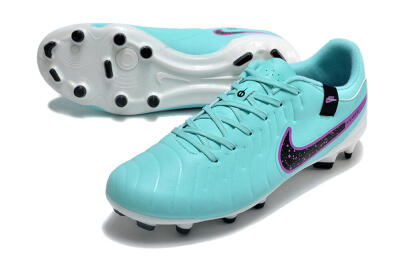 Men's Nike Tiempo Legend X Academy FG Football Boots - Turquoise/Purple/Black