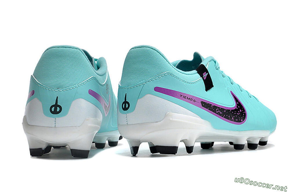 Men's Nike Tiempo Legend X Academy FG Football Boots - Turquoise/Purple/Black 6