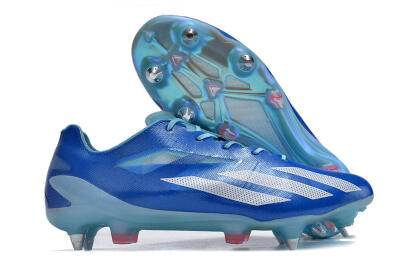 Men's Adidas X Crazyfast.1 SG Football Boots - Blue/White/Red