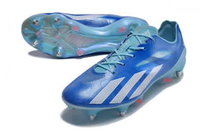 Men's Adidas X Crazyfast.1 SG Football Boots - Blue/White/Red