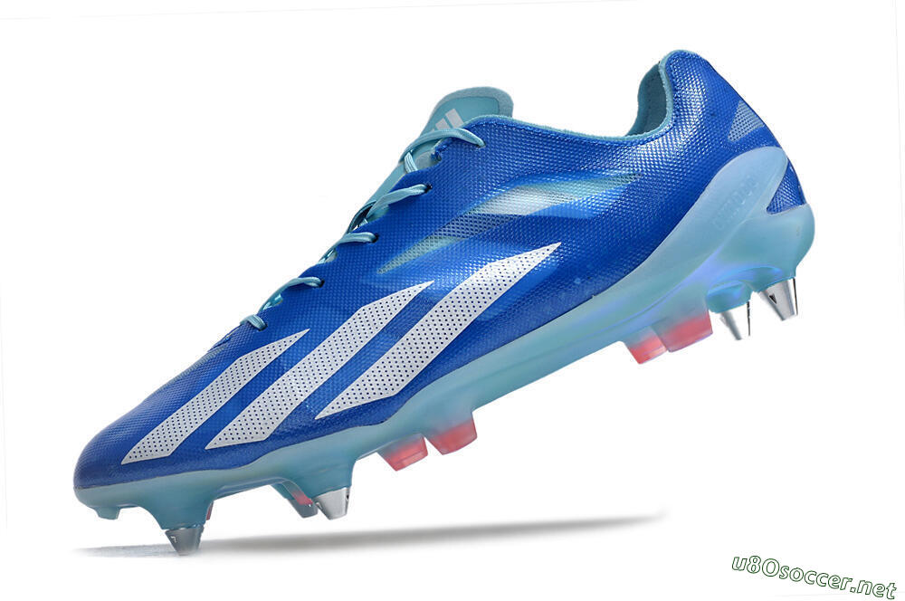 Men's Adidas X Crazyfast.1 SG Football Boots - Blue/White/Red 5