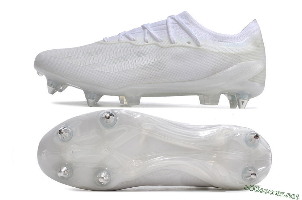 Men's Adidas X Crazyfast.1 SG Football Boots - Whtie/White 1