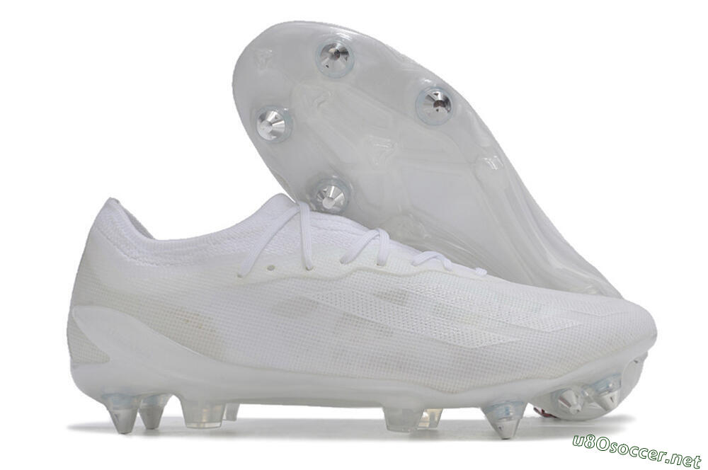 Men's Adidas X Crazyfast.1 SG Football Boots - Whtie/White 2