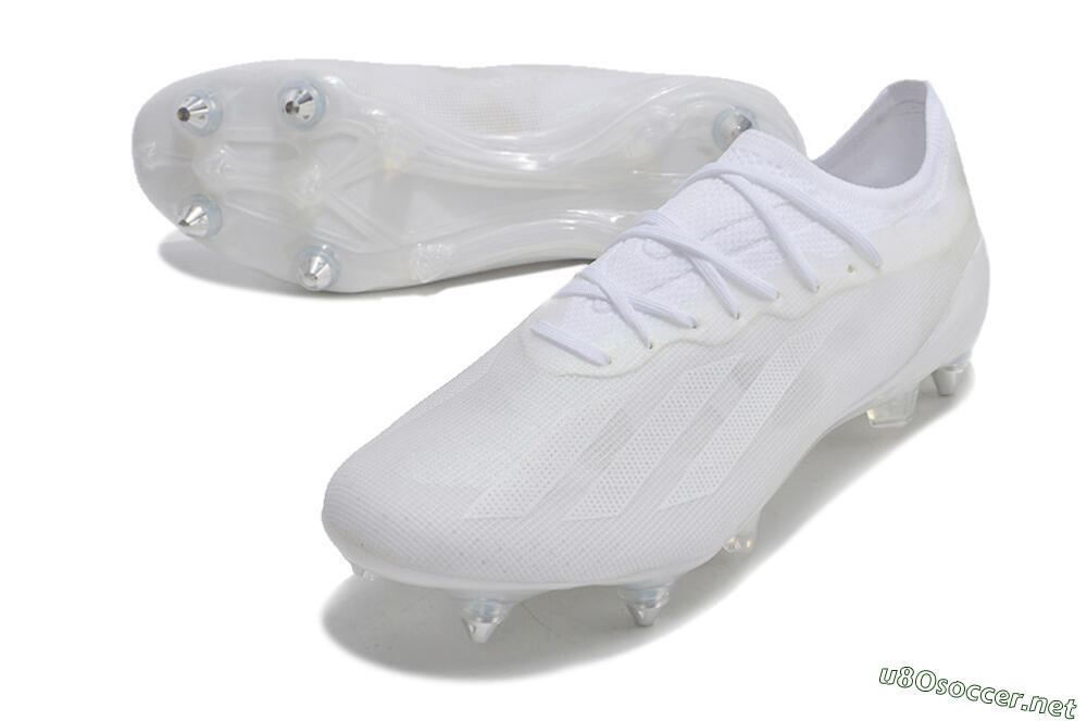 Men's Adidas X Crazyfast.1 SG Football Boots - Whtie/White 3