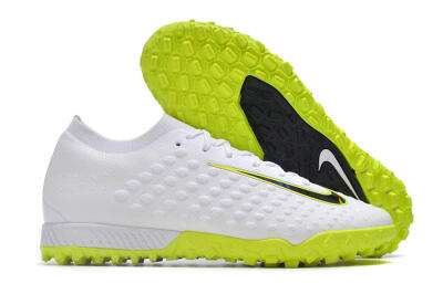 Men's Nike Phantom Ultra Venom TF Football Shoes - White/Yellow/Black