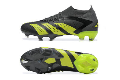 Men's Adidas Predator Accuracy.1 FG Football Boots - Black/Yellow
