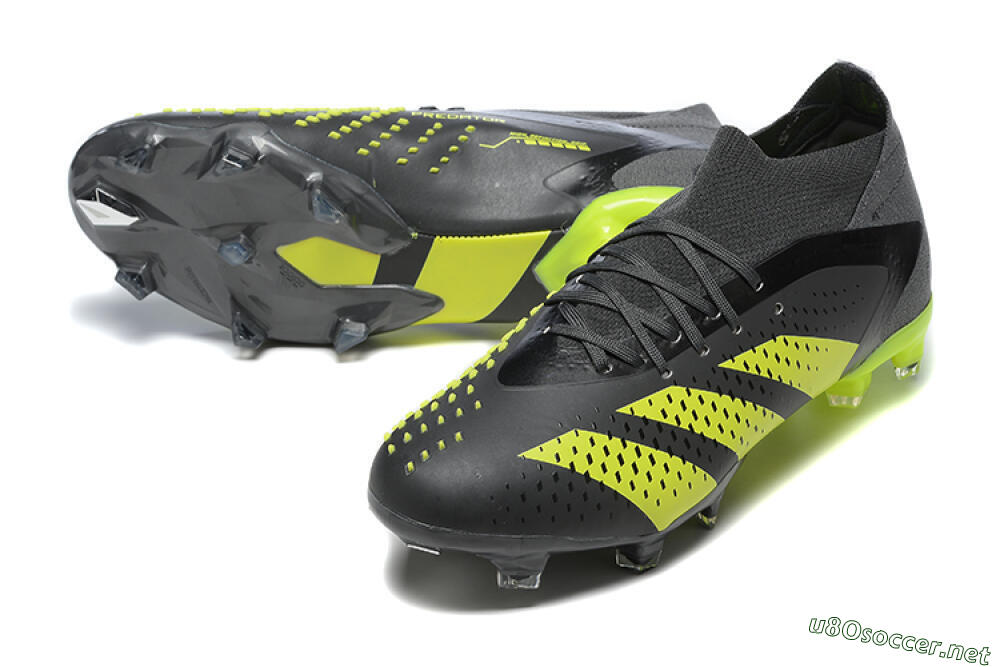 Men's Adidas Predator Accuracy.1 FG Football Boots - Black/Yellow 3