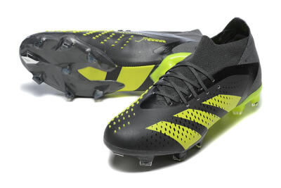Men's Adidas Predator Accuracy.1 FG Football Boots - Black/Yellow