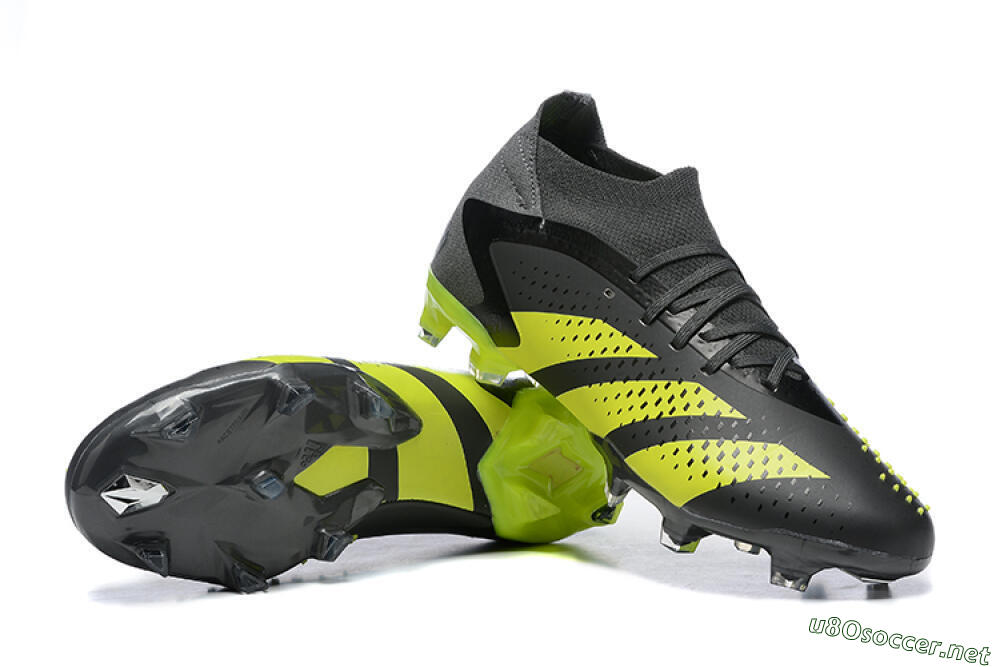 Men's Adidas Predator Accuracy.1 FG Football Boots - Black/Yellow 4