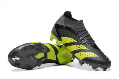 Men's Adidas Predator Accuracy.1 FG Football Boots - Black/Yellow