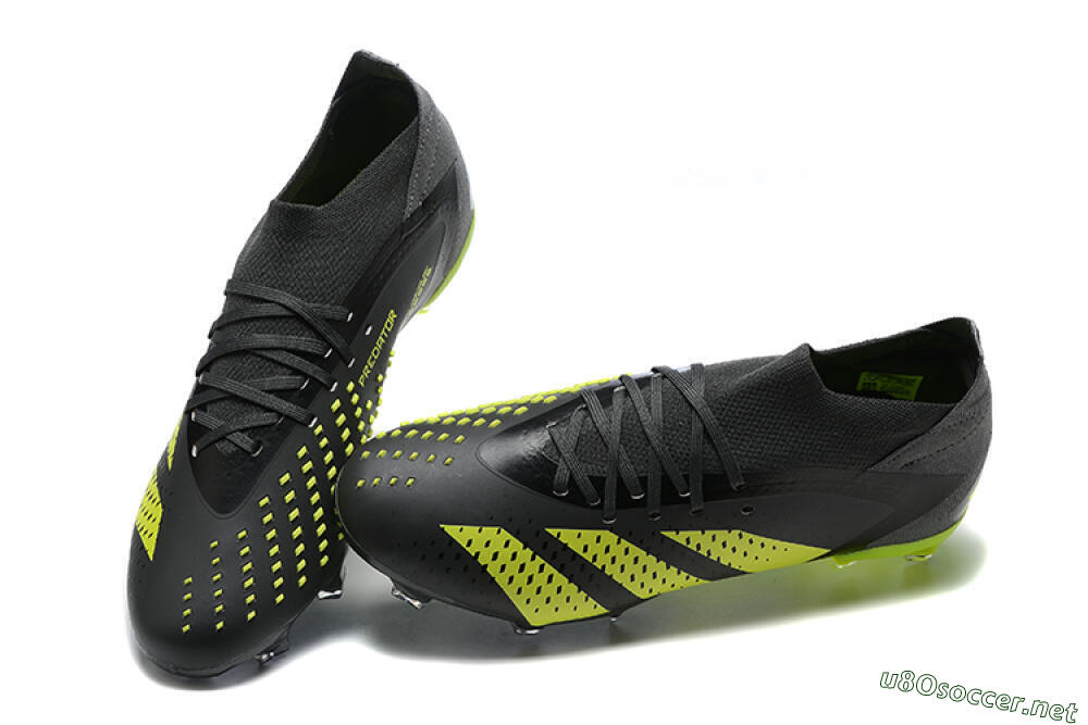 Men's Adidas Predator Accuracy.1 FG Football Boots - Black/Yellow 6