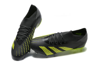 Men's Adidas Predator Accuracy.1 FG Football Boots - Black/Yellow