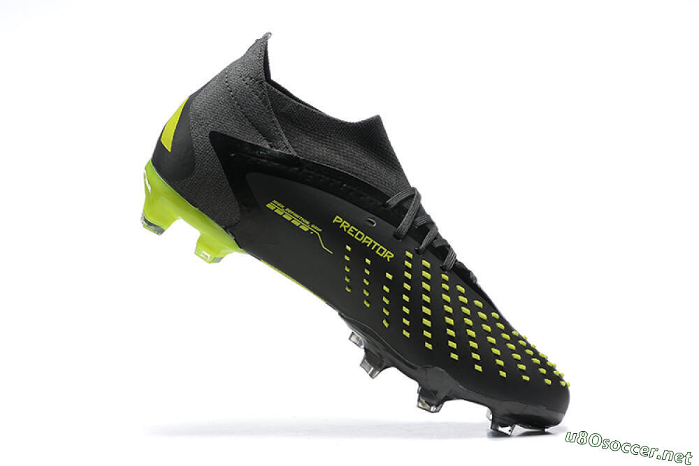Men's Adidas Predator Accuracy.1 FG Football Boots - Black/Yellow 7