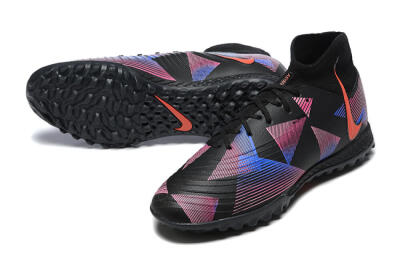Men's Nike Phantom Luna Elite TF Football Shoes - Black/Blue/Red/Pink