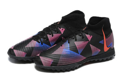 Men's Nike Phantom Luna Elite TF Football Shoes - Black/Blue/Red/Pink