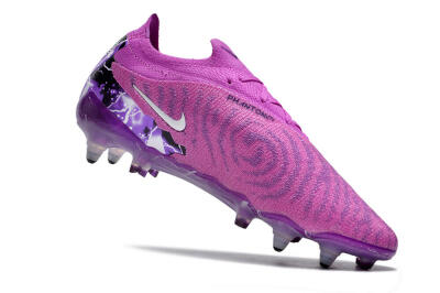 Men's Nike Phantom GX Thunder Elite Link SG Football Boots - Purple/White/Black