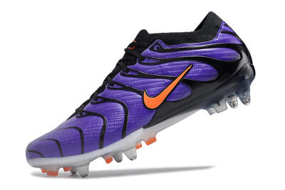 Men's Nike Air Zoom Mercurial Vapor 15 Elite SG Football Boots - Purple/Black/Orange