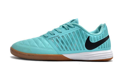 Men's Nike Lunar Gato 2 IC Football Shoes - Jade/Black/White