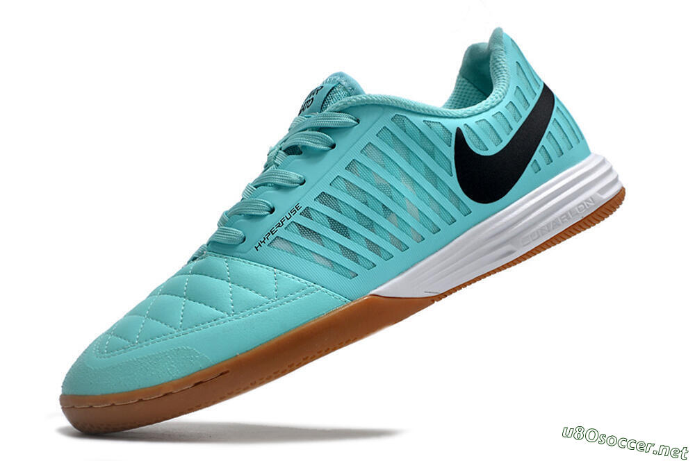 Men's Nike Lunar Gato 2 IC Football Shoes - Jade/Black/White 5