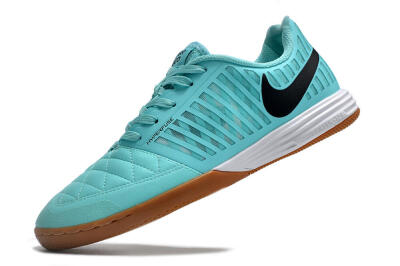 Men's Nike Lunar Gato 2 IC Football Shoes - Jade/Black/White