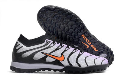 Unisex Nike Air Zoom Mercurial Vapor 14 Elite TF Football Shoes - Purple/Black/Orange