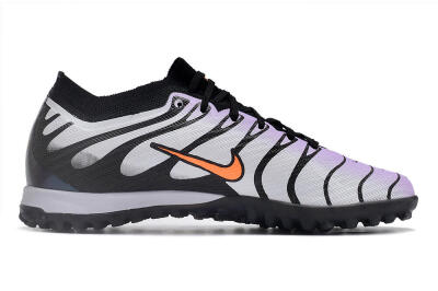 Unisex Nike Air Zoom Mercurial Vapor 14 Elite TF Football Shoes - Purple/Black/Orange