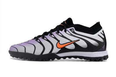 Unisex Nike Air Zoom Mercurial Vapor 14 Elite TF Football Shoes - Purple/Black/Orange