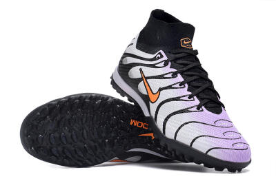 Unisex Nike Air Zoom Mercurial Superfly 9 Elite TF Football Shoes - Purple/Black/Orange