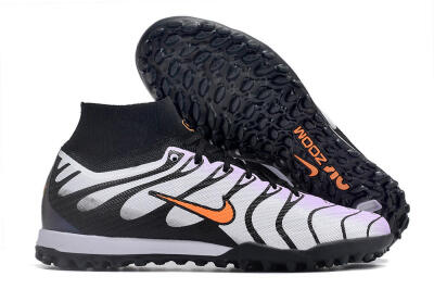 Unisex Nike Air Zoom Mercurial Superfly 9 Elite TF Football Shoes - Purple/Black/Orange