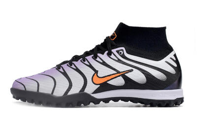 Unisex Nike Air Zoom Mercurial Superfly 9 Elite TF Football Shoes - Purple/Black/Orange