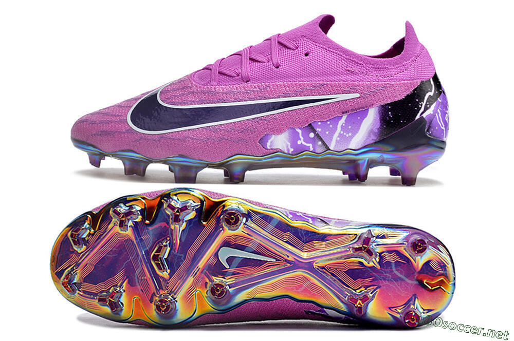 Men's Nike Phantom GX Elite FG Football Boots - Purple/Black/White/Gold 1