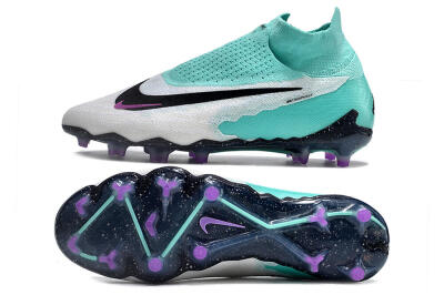 Unisex Nike Phantom GX Elite DF FG Football Boots - White/Purple/Jade