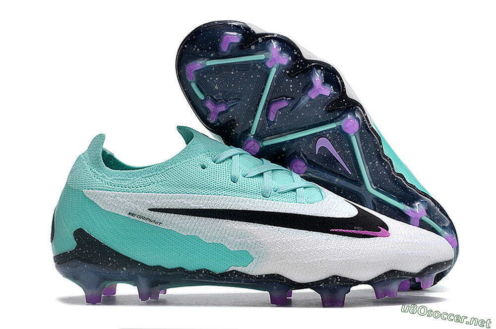 Men's Nike Phantom GX Elite FG Football Boots - Silver/Blue/Purple/Black 2