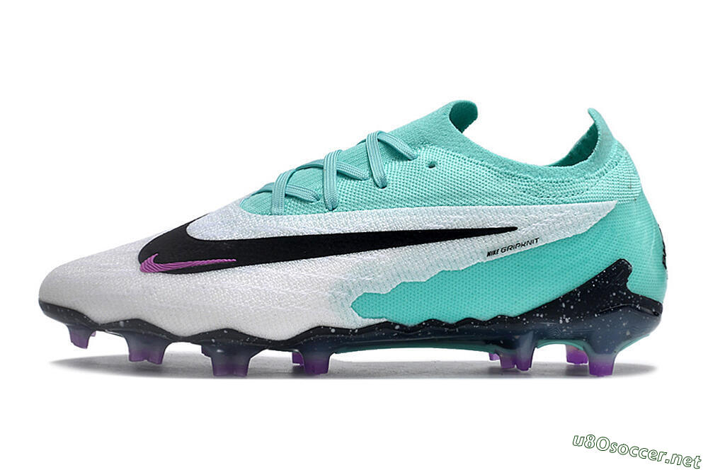 Men's Nike Phantom GX Elite FG Football Boots - Silver/Blue/Purple/Black 0