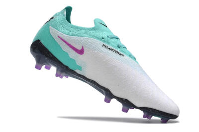 Men's Nike Phantom GX Elite FG Football Boots - Silver/Blue/Purple/Black