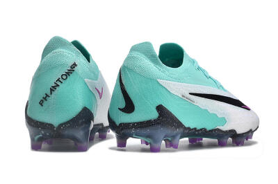 Men's Nike Phantom GX Elite FG Football Boots - Silver/Blue/Purple/Black