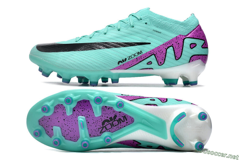 Men's Nike Air Zoom Mercurial Vapor 15 Elite AG Football Boots - Blue/Purple/Black 1