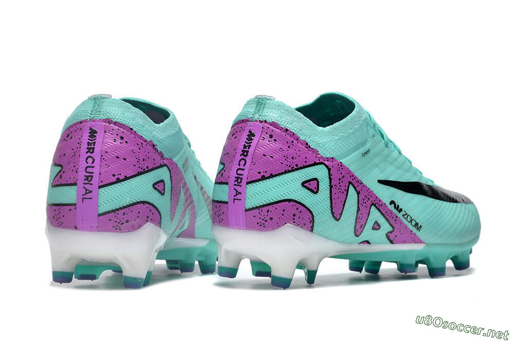 Men's Nike Air Zoom Mercurial Vapor 15 Elite AG Football Boots - Blue/Purple/Black 6